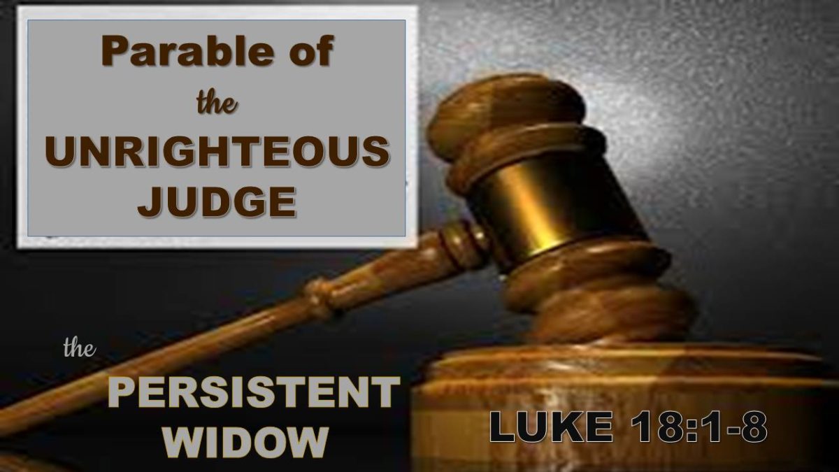 The Persistent Widow: Luke 18.1-8