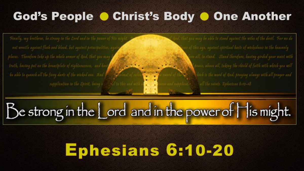 Stand in Warfare: Ephesians 6.10-20